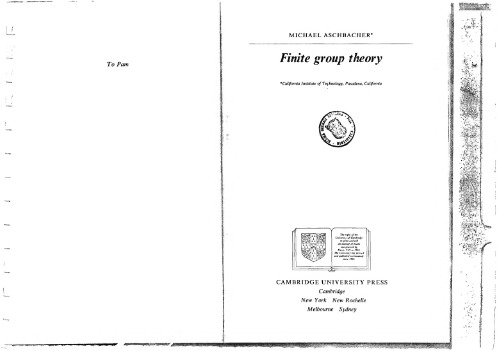 تئوری گروه محدود