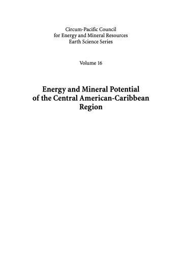 ﻿انرژی و پتانسیل های معدنی منطقه آمریکای مرکزی-کارائیب