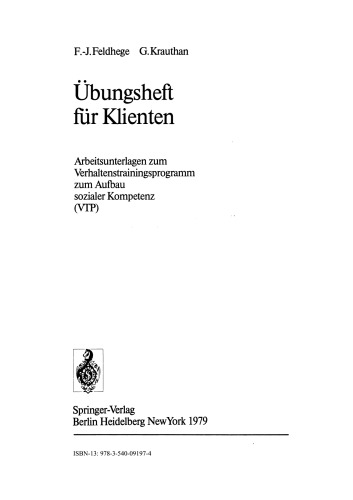 ﻿کتاب تمرین برای مشتریان: اسناد کاری برای برنامه آموزش رفتار برای ایجاد مهارت های اجتماعی (VTP)