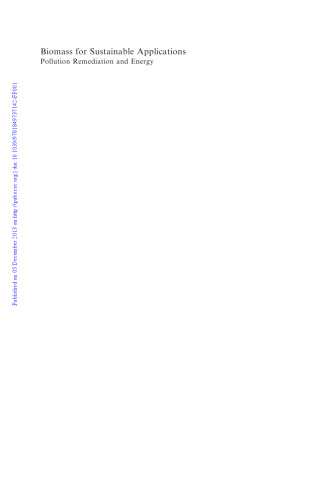 زیست توده برای کاربردهای پایدار: از بین بردن آلودگی و انرژی