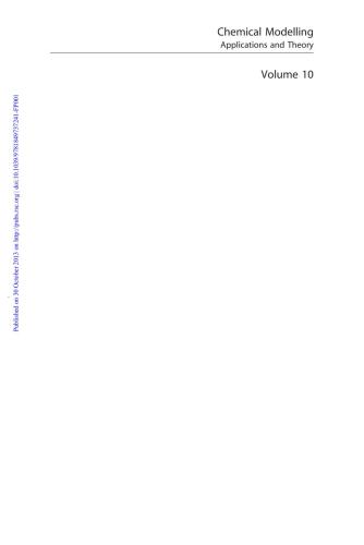 ﻿مدلسازی شیمیایی: کاربردها و نظریه ، دوره 10