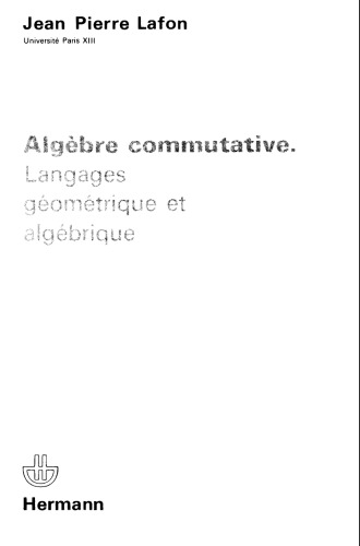 ﻿جابجایی جبری: Langages geometrique et algebrique