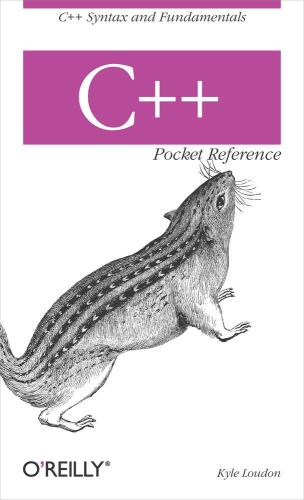 ﻿C++ Pocket Reference