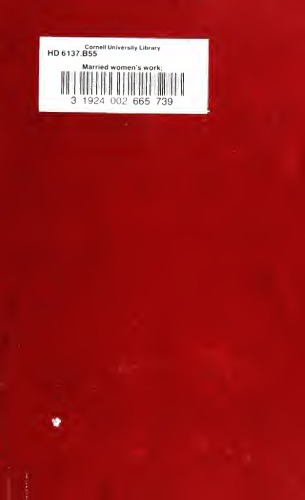 ﻿کار زنان متاهل. گزارش سوالی است که توسط شورای صنعتی زنان انجام شده است (شامل)