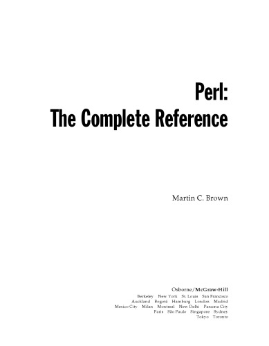 ﻿پرل: مرجع کامل