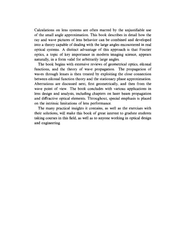 نظریه Ray و موج لنزها