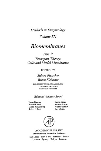 Biomembranes Part R