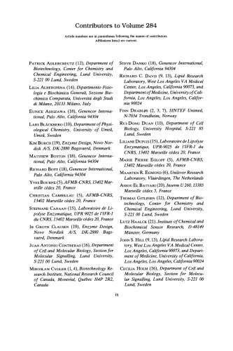 لیپازها ، قسمت A: زیست فناوری