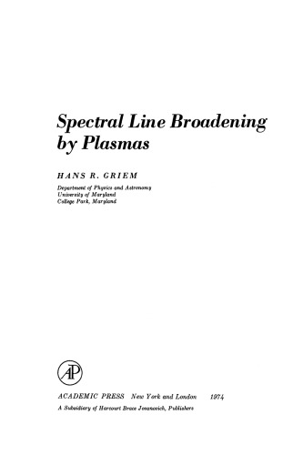 گسترش خط طیفی توسط پلاسما