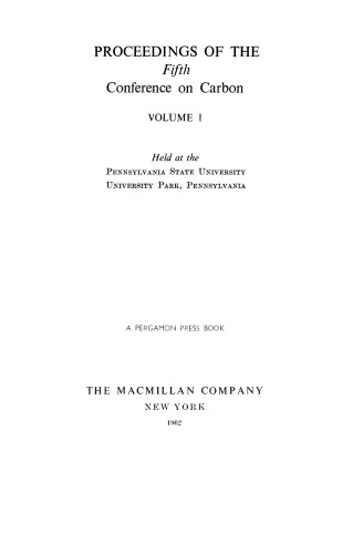 ﻿مجموعه مقالات پنجمین کنفرانس کربن