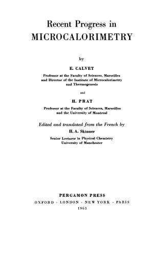 ﻿پیشرفت اخیر در میکرو کالری سنجی