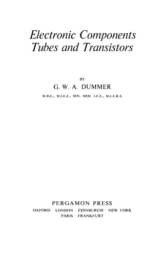 ﻿قطعات الکترونیکی، لوله ها و ترانزیستورها