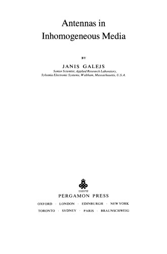 ﻿آنتن ها در رسانه های ناهمگن