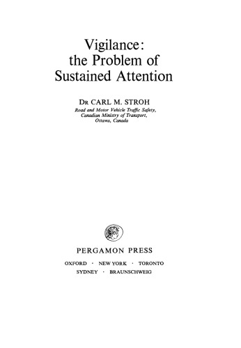 هوشیاری: مشکل توجه پایدار