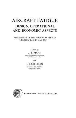 ﻿خستگی هواپیما طراحی، جنبه های عملیاتی و اقتصادی