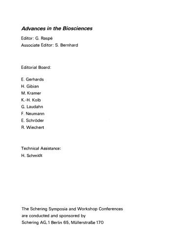 ﻿کارگاه آموزشی شرینگ در مورد فارماکوکینتیک، برلین، 8 و 9 می 1969