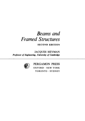 ﻿تیرها و سازه های قاب بندی شده. سازه ها و مکانیک بدن جامد