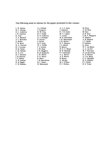 ﻿فیزیک و شیمی زمین. مطالب این جلد شامل بسیاری از مقالات ارائه شده در اولین کنفرانس بین المللی کیمبرلیت ها است که از 24 تا 28 سپتامبر 1973 در کیپ تاون برگزار شد.