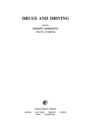 مواد مخدر و رانندگی