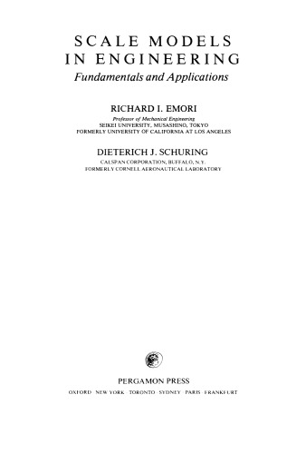 ﻿مدل های مقیاس در مهندسی مبانی و کاربردها