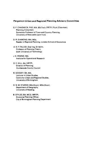 دولت محلی و انتخاب استراتژیک. یک رویکرد تحقیقاتی عملیاتی به فرآیندهای برنامه ریزی عمومی
