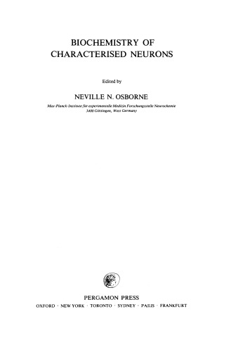 ﻿بیوشیمی نورون های مشخص شده