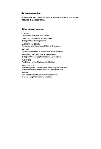 ﻿فیتوپلانکتون. پلانکتون و بهره وری در اقیانوس ها