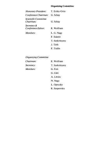 ﻿کلوئید و علوم سطح. سخنرانی های عمومی و اصلی ارائه شده در کنفرانس بین المللی علوم کلوئیدی و سطحی، بوداپست، مجارستان، 15 تا 20 سپتامبر 1975