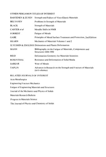 ﻿کتابشناسی در مورد خستگی مواد، اجزاء و ساختارها. 1951-1960