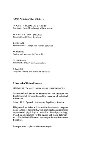 روانشناسی موقعیتهای اجتماعی. قرائت انتخاب شده