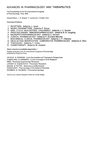 ﻿مجموعه مقالات هفتمین کنگره بین المللی فارماکولوژی. چکیده ها