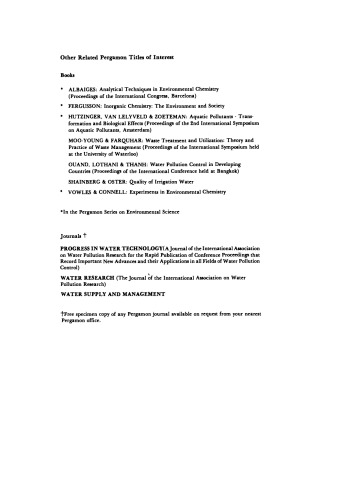 ارزیابی حسی از کیفیت آب