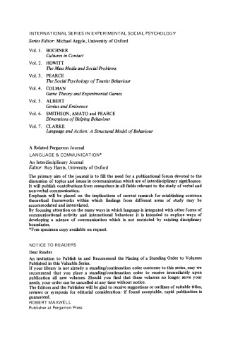 زبان و عمل. یک مدل ساختاری از رفتار