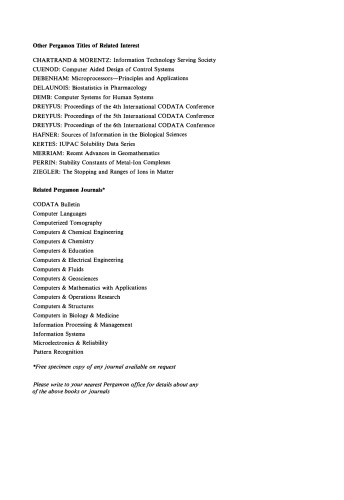 ﻿داده ها برای علم و فناوری. مجموعه مقالات هفتمین کنفرانس بین المللی CODATA، کیوتو، ژاپن، 8-11 اکتبر 1980