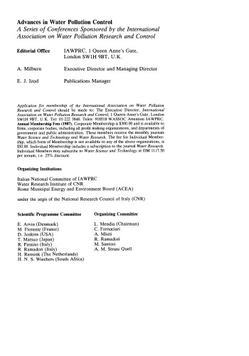 ﻿حذف بیولوژیکی فسفات از فاضلاب مجموعه مقالات کنفرانس تخصصی IAWPRC که در رم، ایتالیا، 28 تا 30 سپتامبر 1987 برگزار شد.