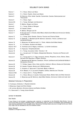 جیوه در مایعات ، گازهای فشرده ، نمک مذاب و سایر عناصر