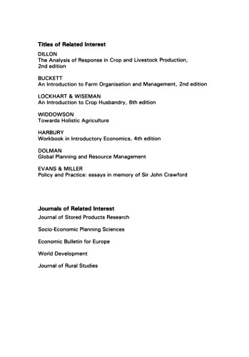 ﻿مقدمه ای بر اقتصاد برای دانشجویان کشاورزی