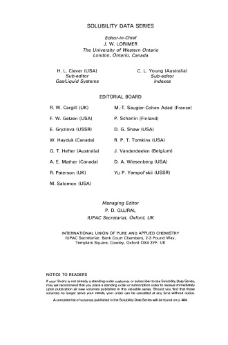﻿دی اکسید کربن در حلال های غیر آبی در فشار کمتر از 200 KPA