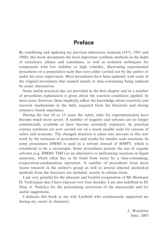 ﻿سنتز استیلن ها ، آلن ها و کومولن ها. روش ها و روش ها