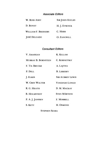 ﻿بررسی بین المللی نوروبیولوژی. مکمل 1