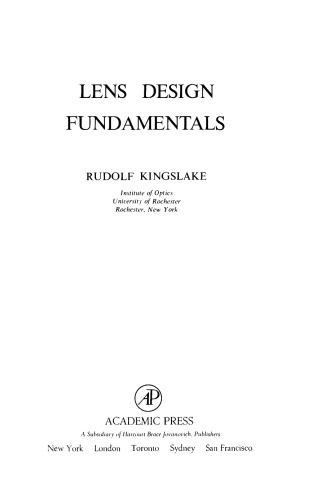 اصول طراحی لنز