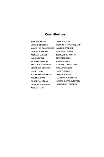 ﻿تحلیل و شبیه سازی سیستم ها در اکولوژی. جلد چهارم