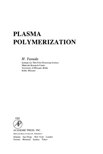 ﻿پلیمریزاسیون پلاسما