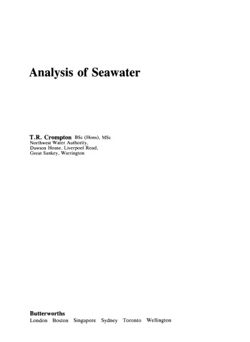 ﻿تجزیه و تحلیل آب دریا