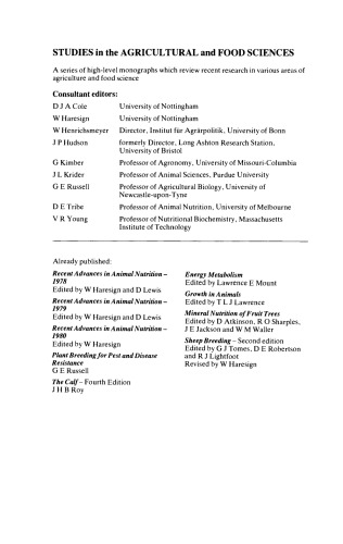 تغذیه معدنی حیوانات. مطالعات در علوم کشاورزی و مواد غذایی