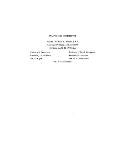 ﻿تعیین سطح مجموعه مقالات سمپوزیوم بین المللی تعیین سطح در دانشکده شیمی، دانشگاه بریستول، بریتانیا، 16 تا 18 ژوئیه، 1969 برگزار شد.
