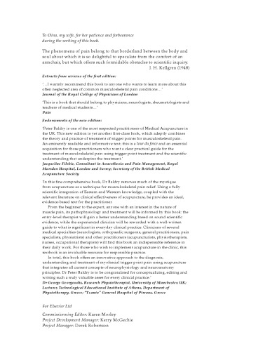 طب سوزنی، نقص ترشحی و درد اسکلتی عضلانی. یک رویکرد علمی برای طب سوزنی برای استفاده توسط پزشکان و فیزیوتراپیست ها در تشخیص و درمان درد نقطه مافیاسدی