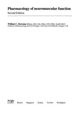 ﻿فارماکولوژی عملکرد عصبی عضلانی
