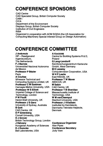 ﻿CAD82. پنجمین کنفرانس و نمایشگاه بین المللی کامپیوتر در مهندسی طراحی