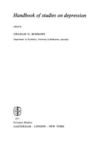 کتاب راهنمای مطالعات افسردگی